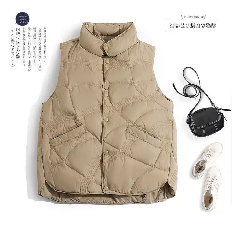 (Cross-border trading), quilted vest with down sleevless, keep warm jacket