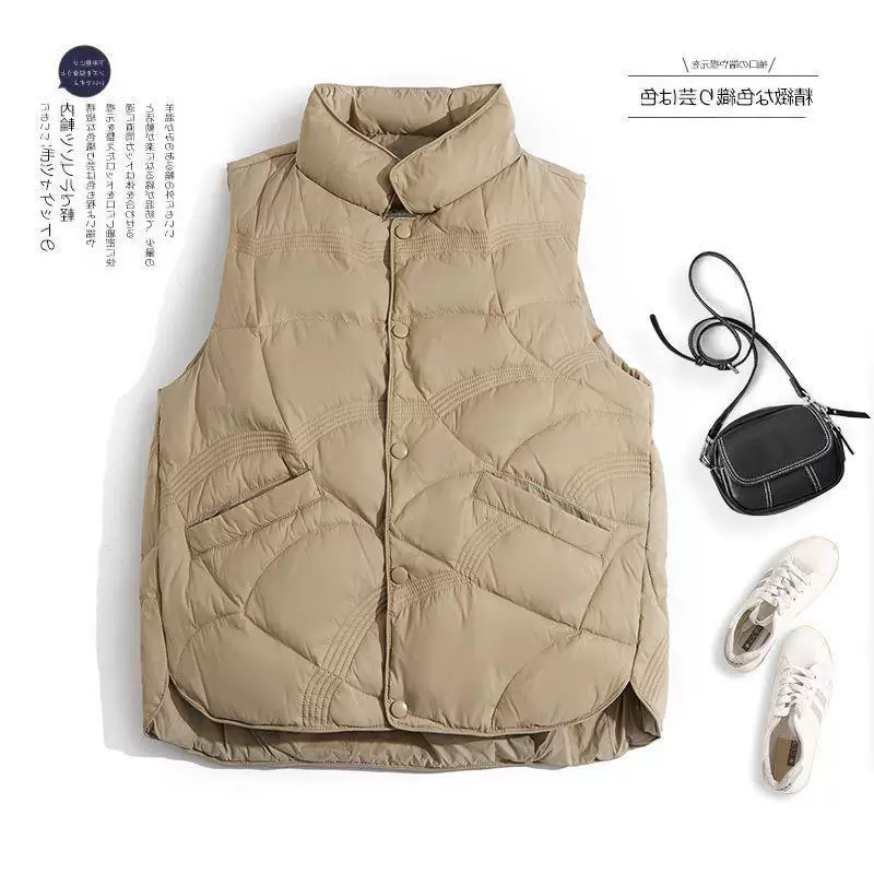 (Cross-border trading), quilted vest with down sleevless, keep warm jacket