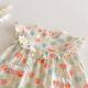 Girls' Wave Dot dress 0-5 Years Old Summer South Korea Children's Wear Baby Girl Super Cute Vex Skirt Children's Summer Dress AQ063