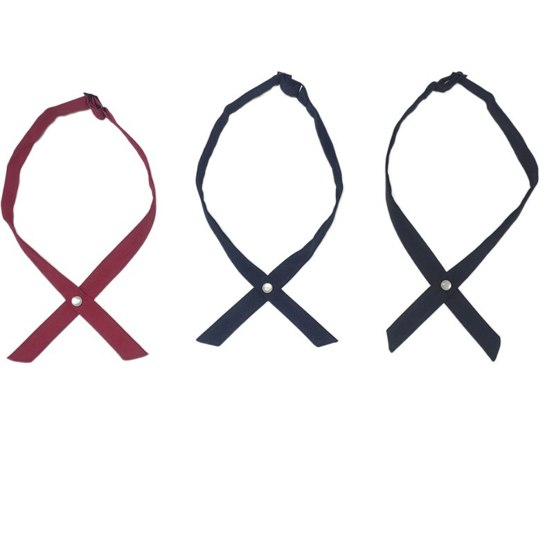 Thai-Style Criss-Cross Bow Tie Shirt Long Neck Tie Jk Uniform Neck Rope School Uniform Female Student Thai Bow Tie Thai-Style Criss-Cross Bow Tie Shirt Long Neck Tie Jk Uniform Neck Rope School Uniform Female Student Thai Bow Tie