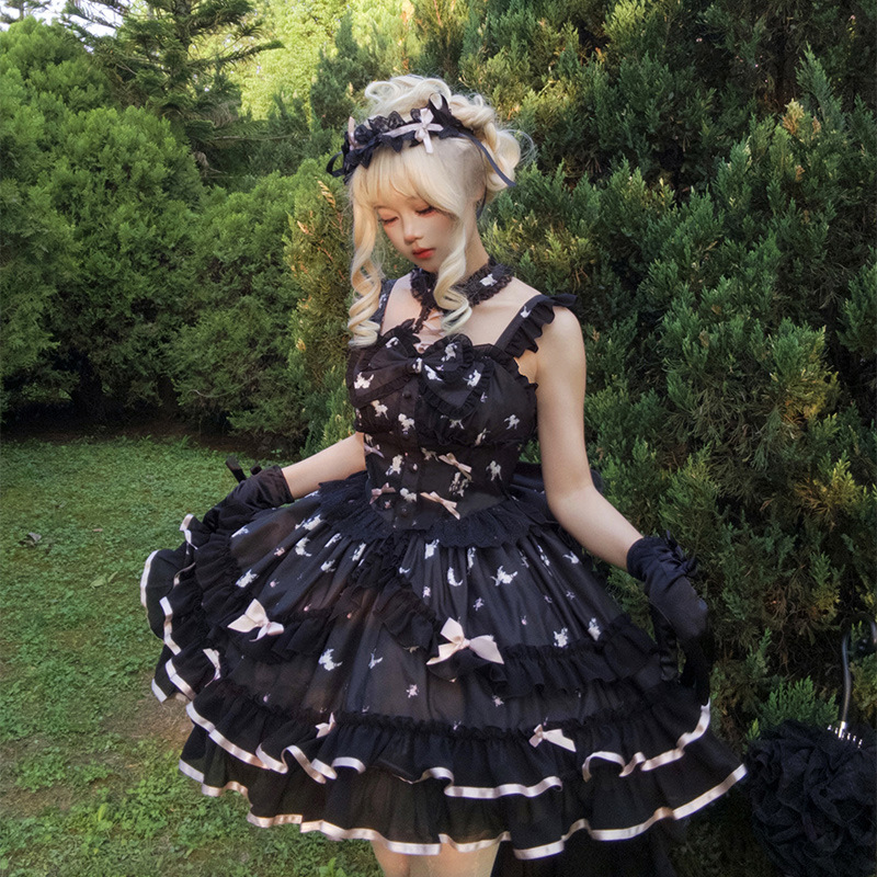 [Otoño e invierno Te precio] brocado jardín Lolita original Lolita entrega al por mayor en stock