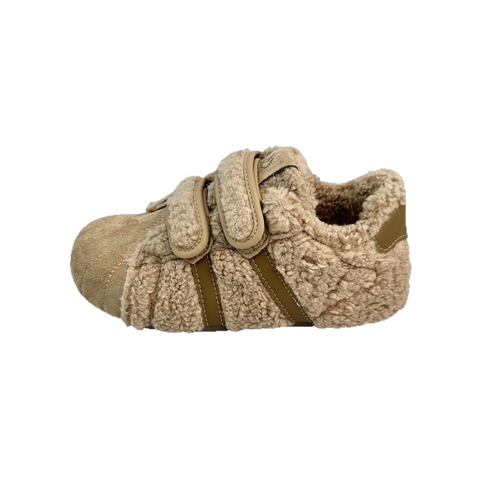 Zapatos de entrenamiento de Velcro retro de ondas distantes con falda artística calentamiento zapatos de invierno 2025 zapatos de algodón
