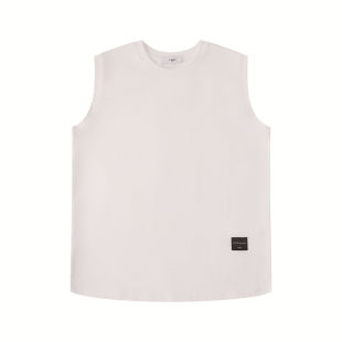 Pure Cotton Summer Men's Vest Elastic Sports Sweat-Absorbent Breathable Bottoming Vest Small Cuffs Anti-Exposure Men's Vest