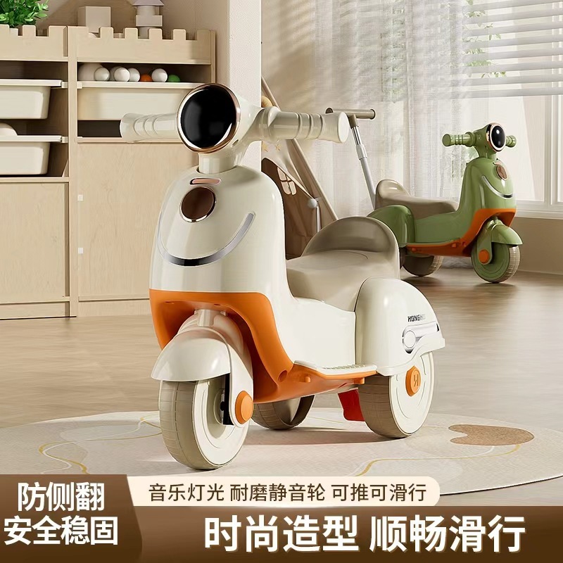 新型モクレン滑車は1 ~ 3歳で、子供の男の子と女の子の三輪のバランス車を押すことができます。|undefined