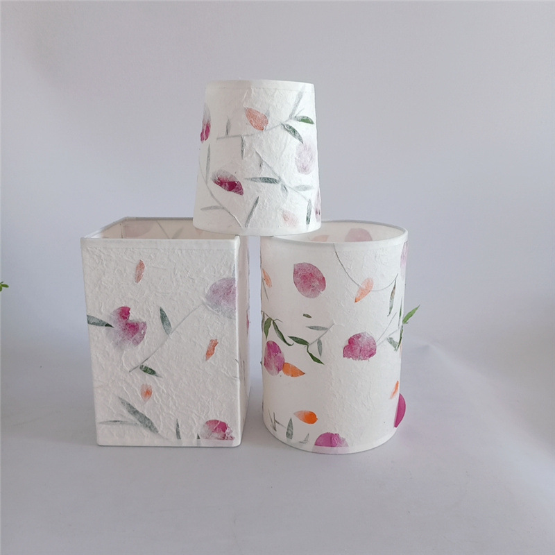 Creativo moderno medio flor antigua papel Shell lámpara accesorios se pueden enviar a profesores y compañeros exquisitos regalos