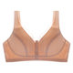 Breathable Middle-aged Bra Women's Pure Cotton Thin Breathable Comfortable Mother's Vest Underwear Front Buckle Bra for the Elderly