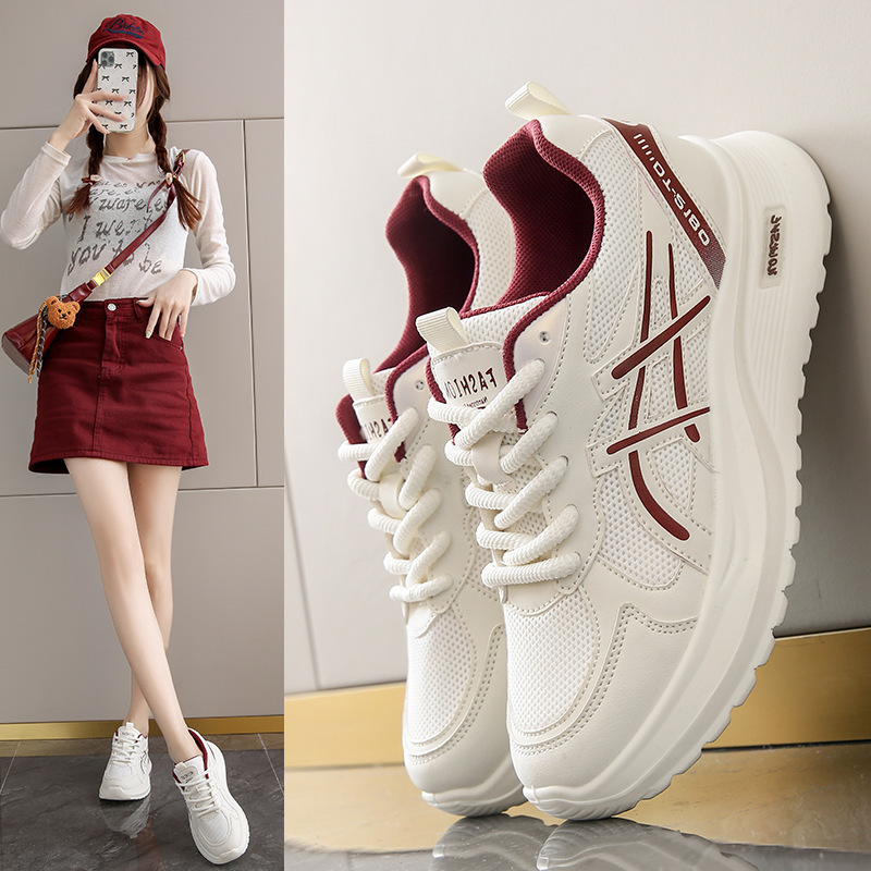 2025 Spring/Summer Live Store high quality Mesh Breathable sneaker Women Flying Weaving Casual Shake Tone Running Shoes Women 2025 Spring/Summer Live Store high quality Mesh Breathable sneaker Women Flying Weaving Casual Shake Tone Running Shoes Women