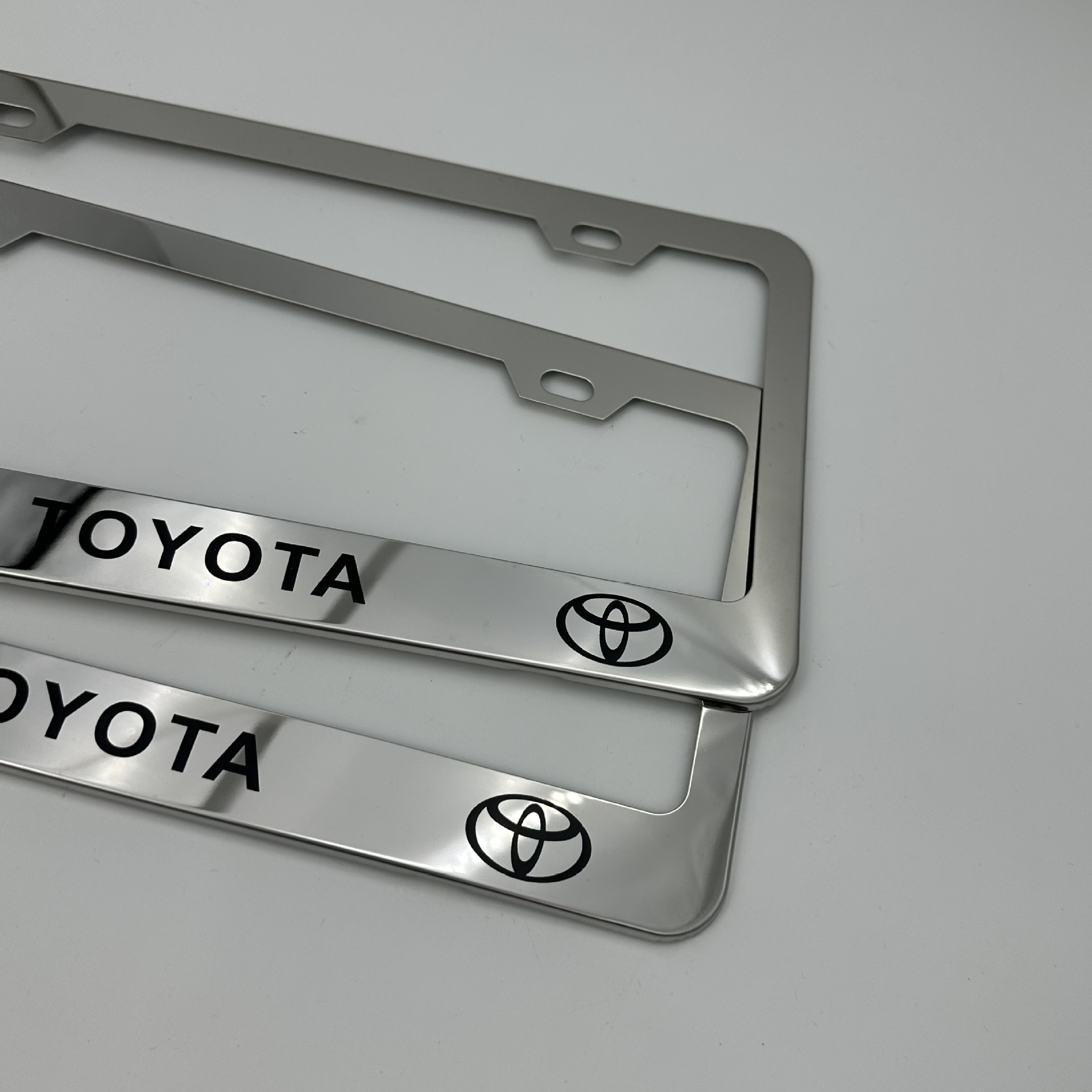 Cross-Border Supply of American Standard Stainless Steel License Plate Frames, Thickened Universal License Plate Frames, Factory Wholesale Only