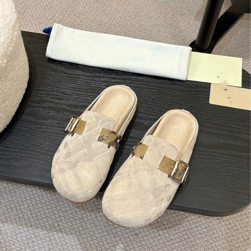 厚底勃肯拖鞋女包头半拖男外穿2025夏新款一脚蹬丑萌勃肯单鞋凉拖|undefined