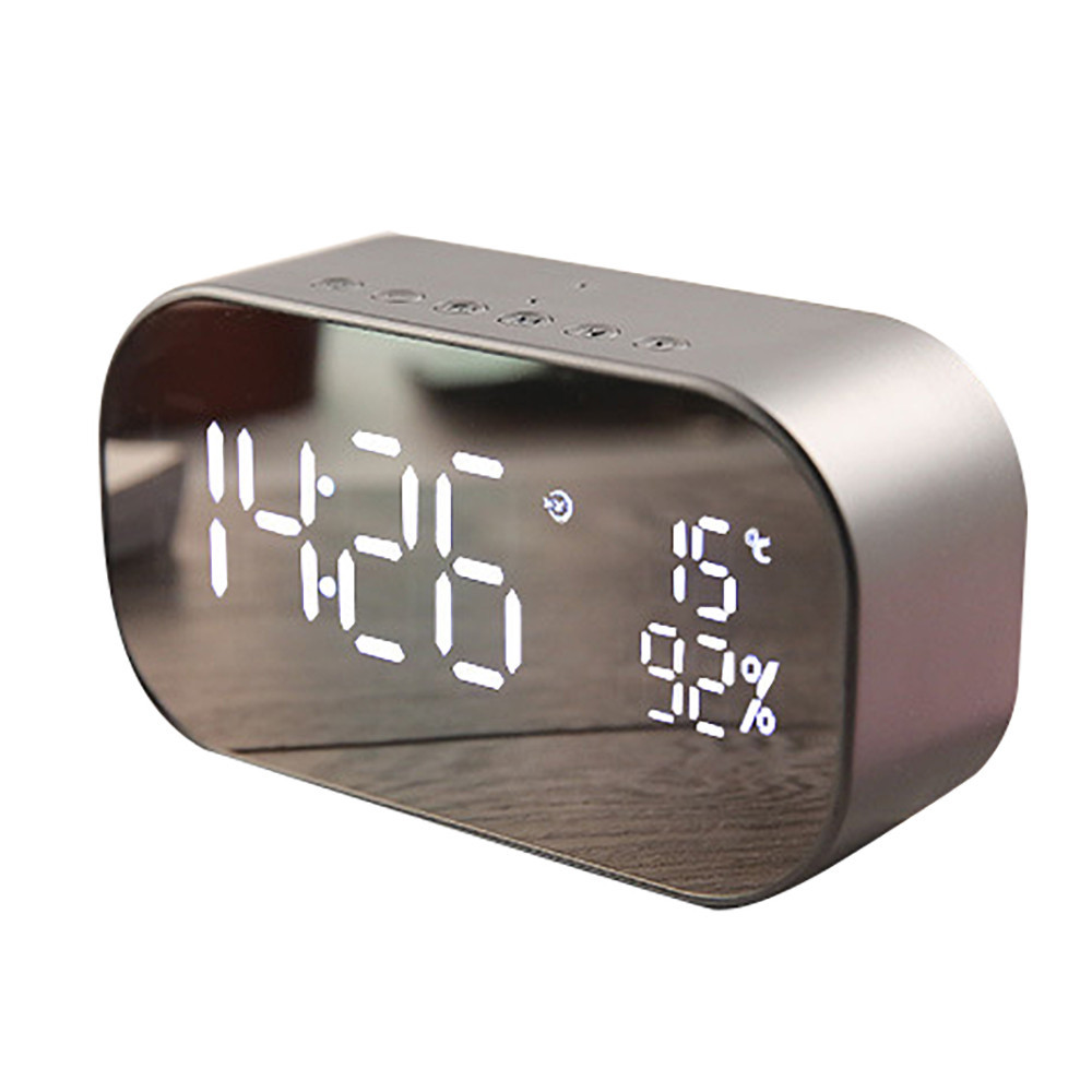 Pequeño al por mayor Yao Yun S2 reloj despertador pantalla de sonido Bluetooth inalámbrico bajo creativo altavoces de cabecera de escritorio