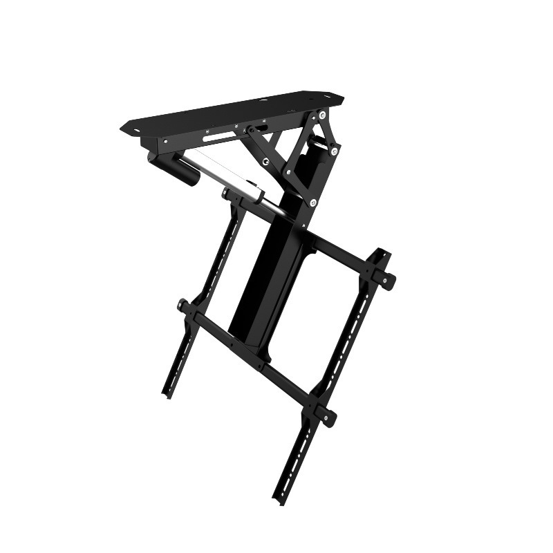 メーカー供給 32-90inch テレビブラケット天井モニターブラケットリモコン電動伸縮テレビハンガー|undefined