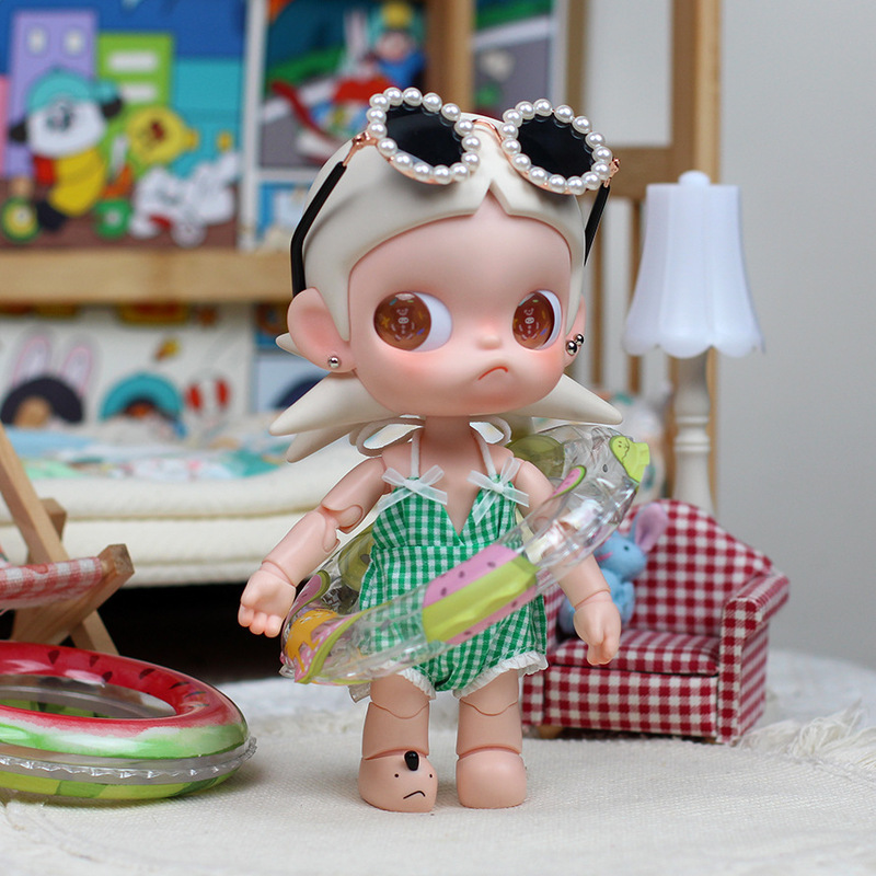 20cm Gazi Sister Doll Clothes Summer Swimsuit One-Piece Outfit Zsiga's Dream 1/8 Action Figure Doll Clothes