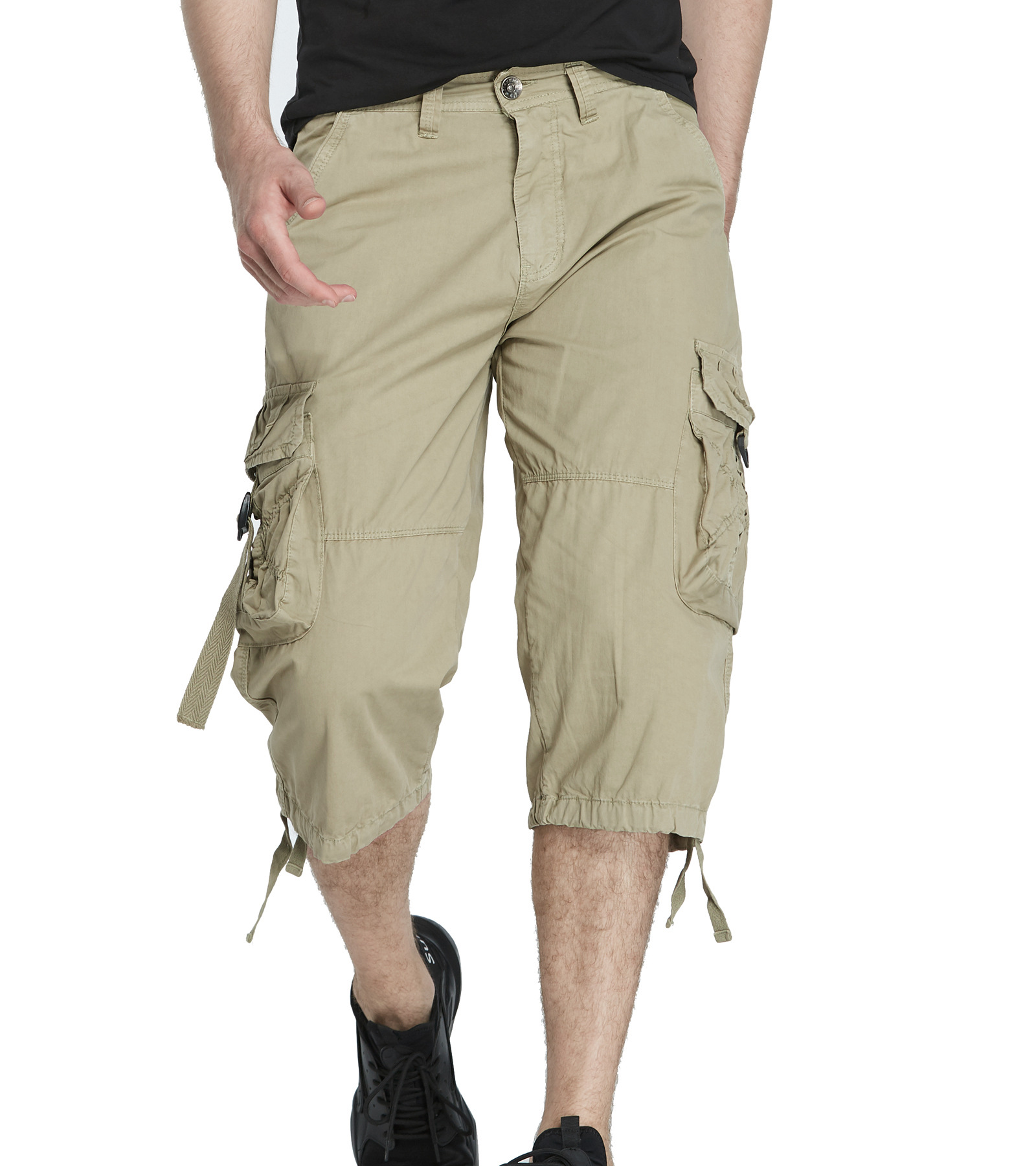 Hombres Color Sólido Estilo Simple Suelto Pantalones De Hombre display picture 15