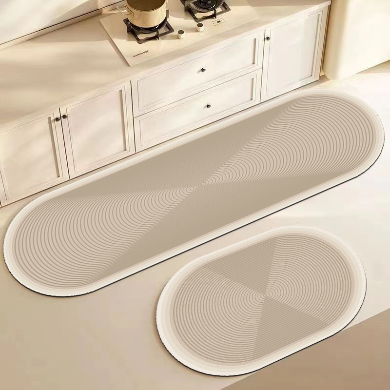 硅藻泥厨房地垫家用长条吸水脚垫入户门防滑垫子可擦免洗厨房地毯