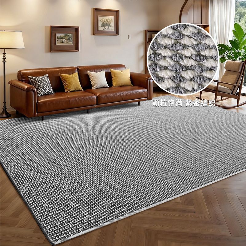 ✅ Alfombra circular sencilla con diseño de piña, imitación de sisal, tapete para estudio fotográfico, tapete para sala de estar, tapete para puerta de ventana, lavable