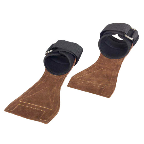 Cowhide power-assisted belt deadlift gloves sports protective gear horizontal bar anti-slip wrist auxiliary belt women's fitness wrist guards men's sheath