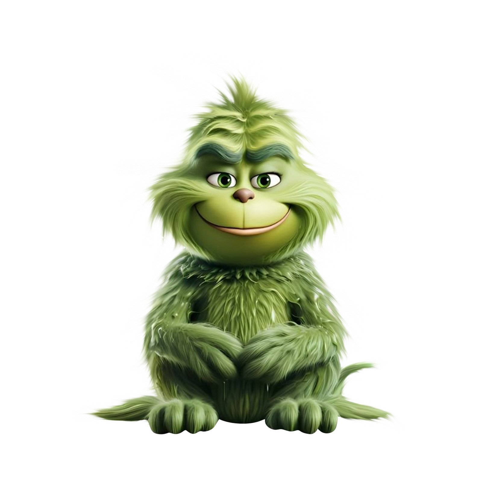 Navidad transfronteriza dibujos animados Grinch colgante creativo decoración del árbol de Navidad colgante acrílico colgante