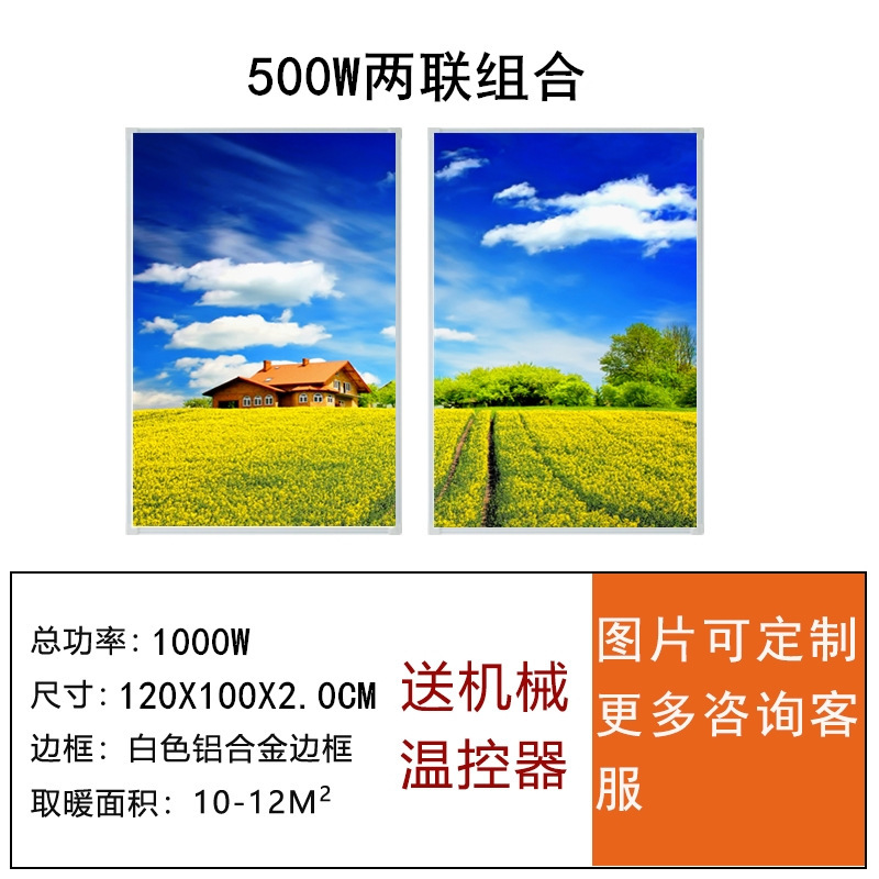 批发石墨烯碳晶墙暖壁画取暖器家用节能速热壁挂式取暖装饰暖气片|undefined