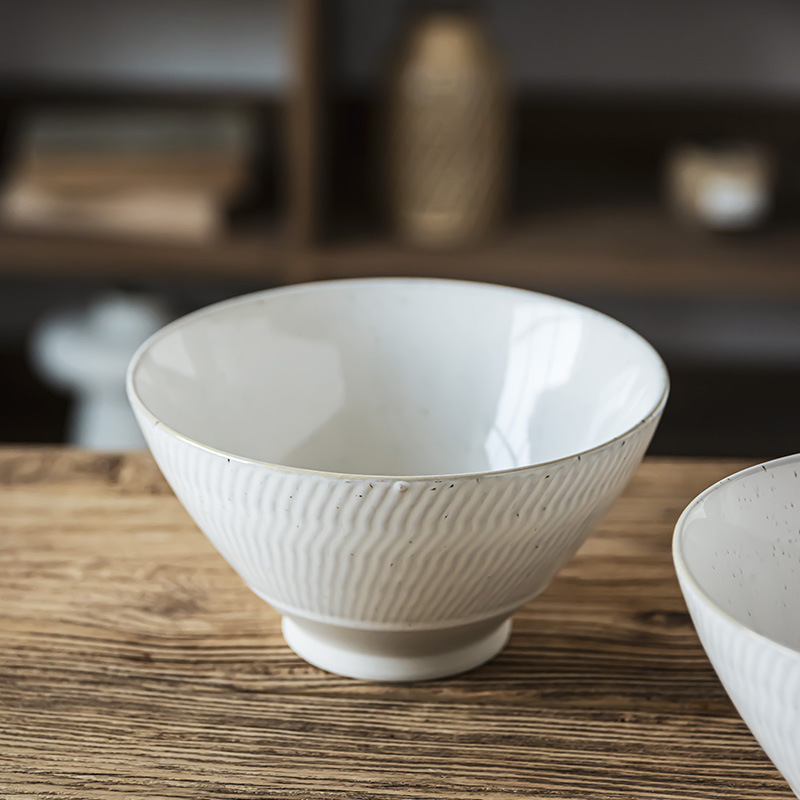 El viento creativo empalme cerámica Douga cuenco redondo casero polvo de