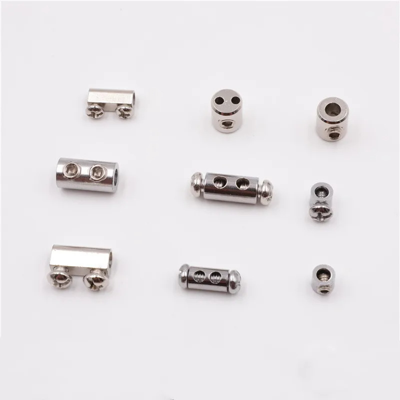 吊码锁扣钢丝绳锁线器钢丝绳可调节锁扣单孔吊绳紧固卡扣双孔锁夹