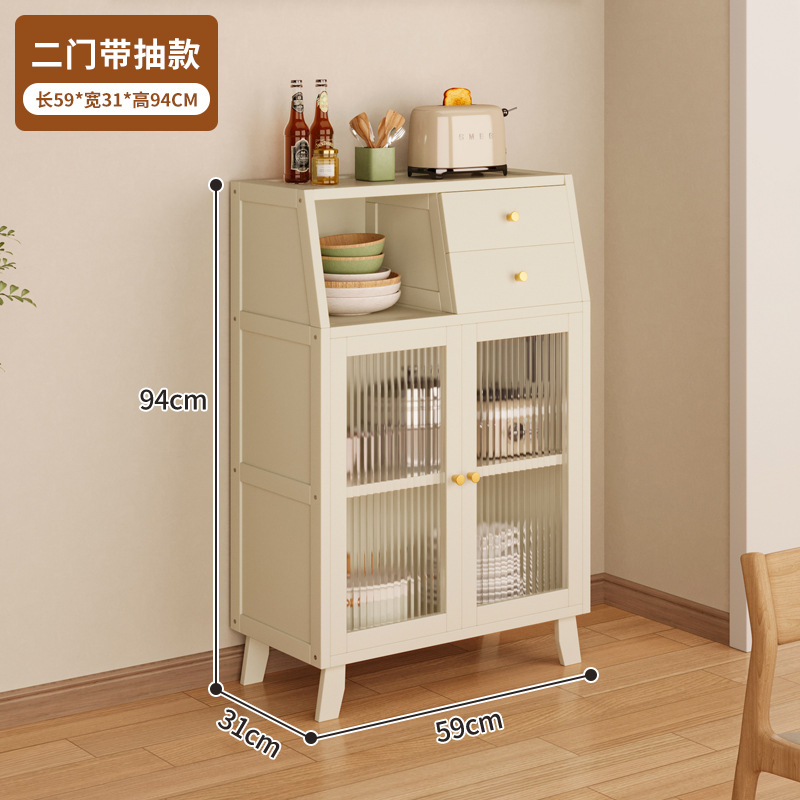 Gabinete de comedor de cocina sala de estar contra la pared armario todo en uno armario armario de piso armario de almacenamiento de café armario de té armario de almacenamiento