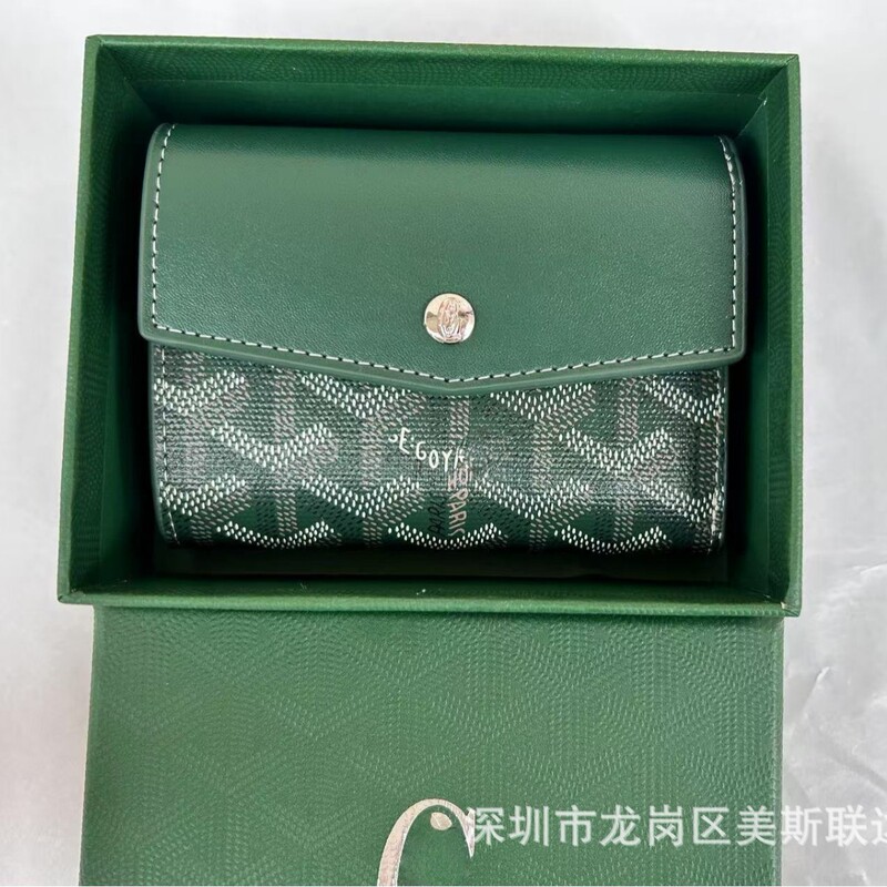 Goya 70% off Wallet Saint Gabriel Seven-Card-Slot Folding Button Card Holder Zipper Wallet