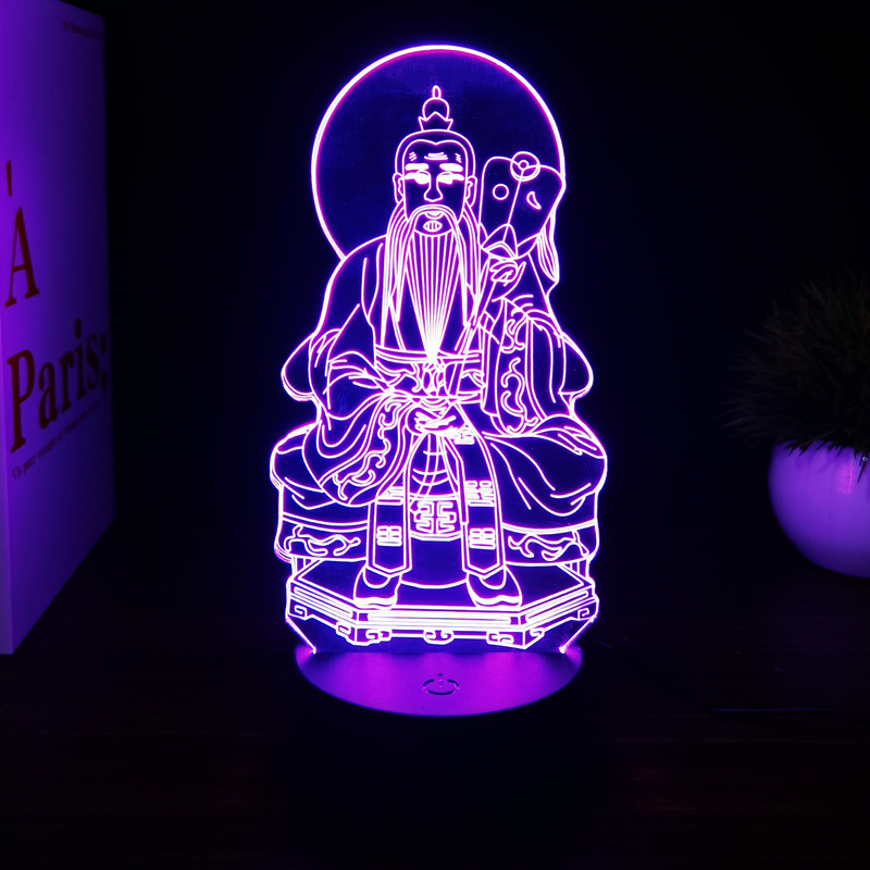 USB佛愿小夜灯楞严咒佛顶神咒南无阿弥陀佛佛前供灯长明灯多彩灯