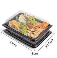 Amazon специализируется на tray одноразовые пластиковые большие упаковочные коробки для сэндвич упаковочные коробки для вечеринок прозрачный Вест-Point