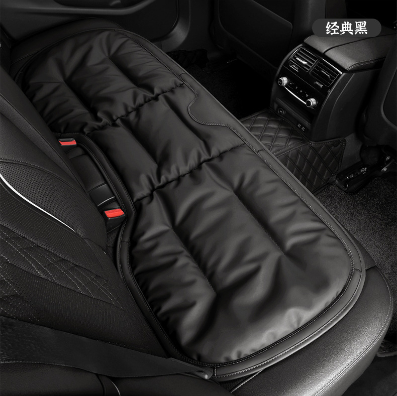 Car seat cushion anti-fouling leather winter single-piece Mercedes-Benz BMW Audi car special rear row integrated three-piece seat cushion