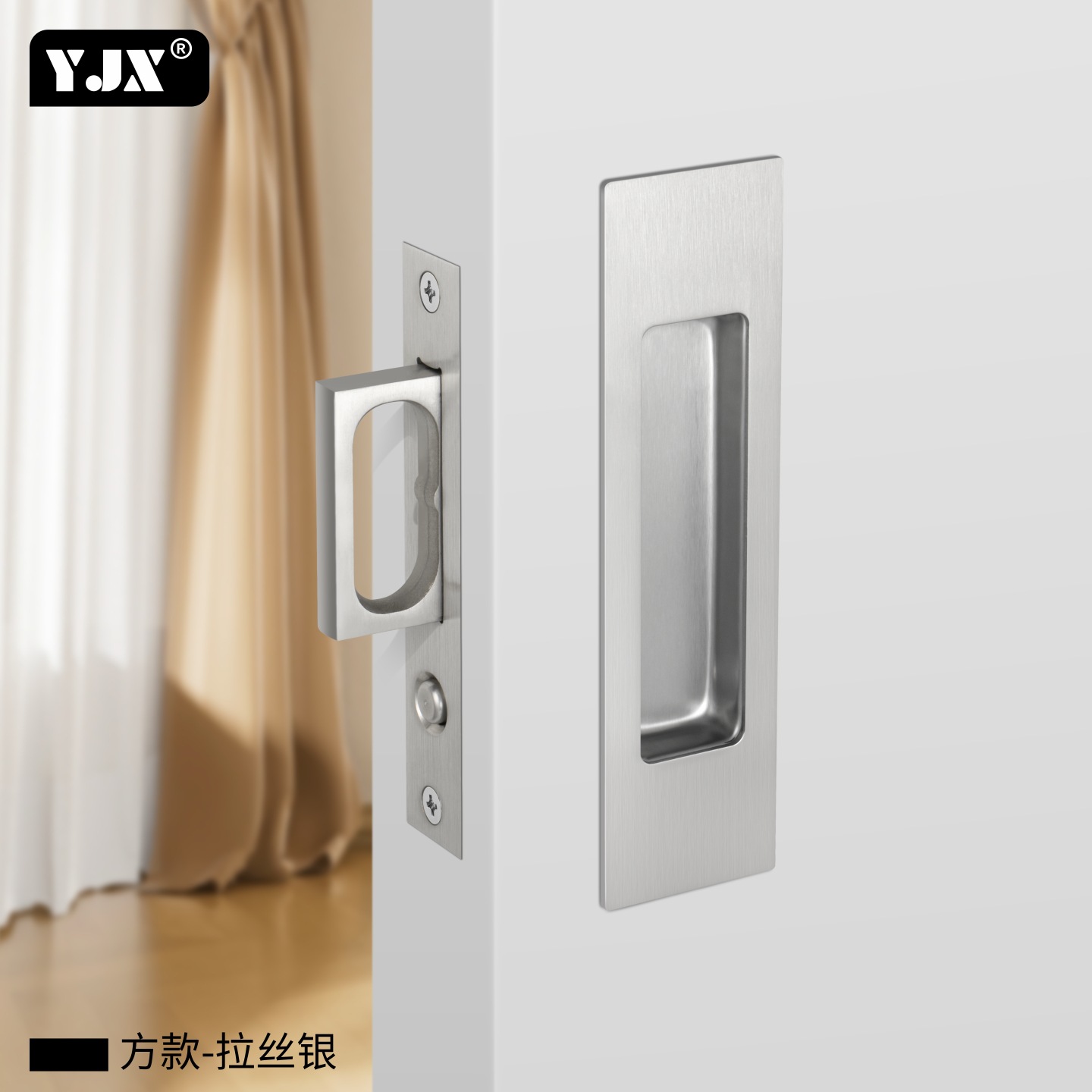 Presione el mango de la puerta de bolsillo enlazada cerradura accesorios de hardware puerta deslizante cerradura corredera puerta escondida perno de puerta invisible image 37
