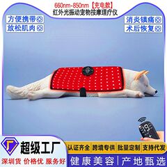 国境を越えて携帯して充電するペットの赤い光の治療器の猫の犬の背中の腹部の損傷の骨折の遠赤外線は回復して癒合します。