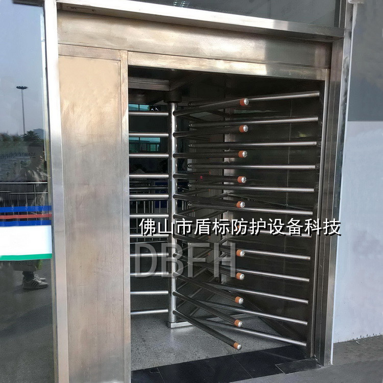 不锈钢梳状单向出口防止投递物品双轴单向旋转挡闸机 车站出口匝