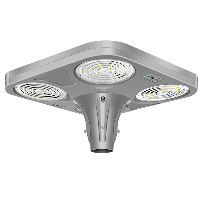 lámpara solar de alta potencia LED alto poste de lámpara de patio al aire libre villa comunidad inducción 3 metros iluminación paisajística