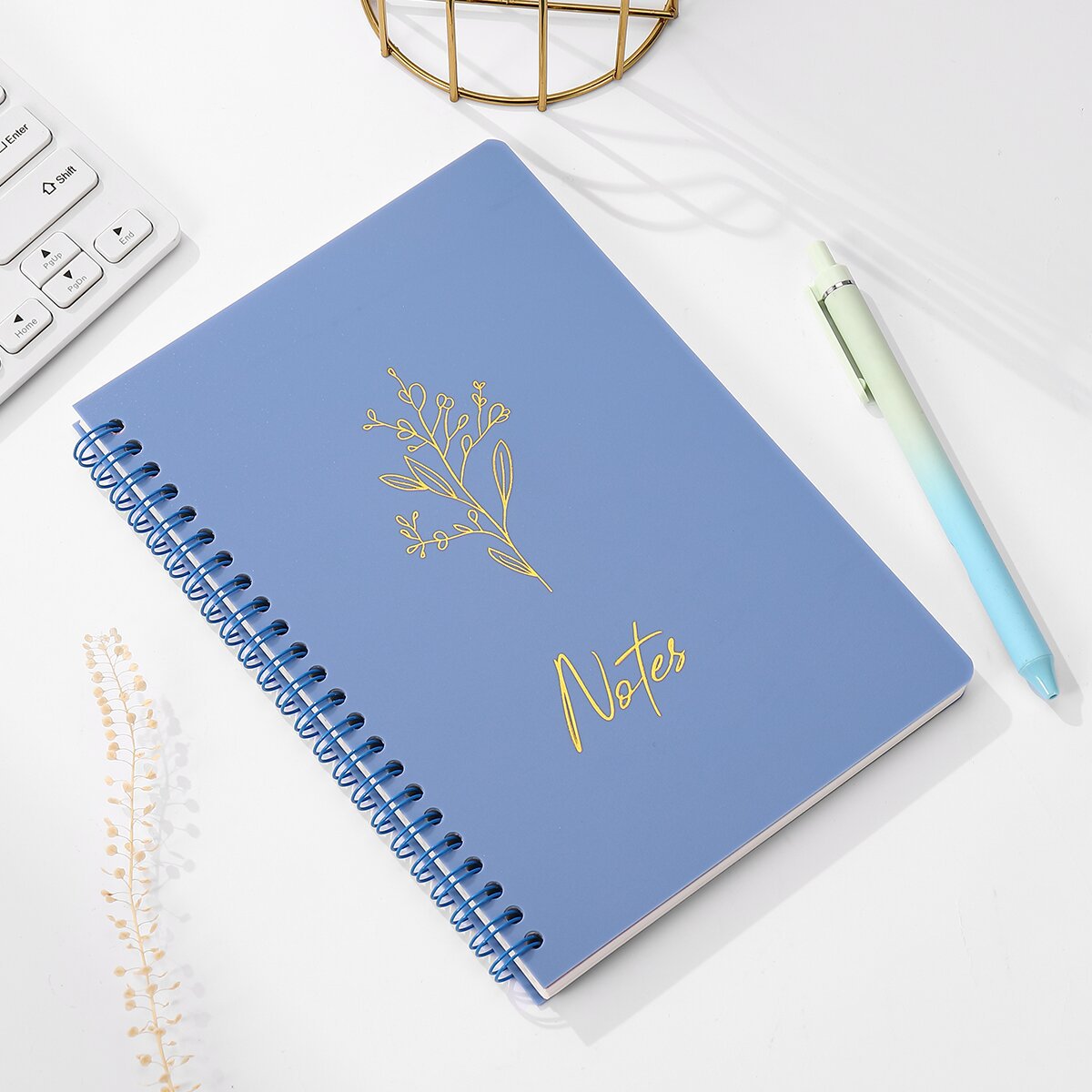 A5 - 80 hojas de bronceado azul