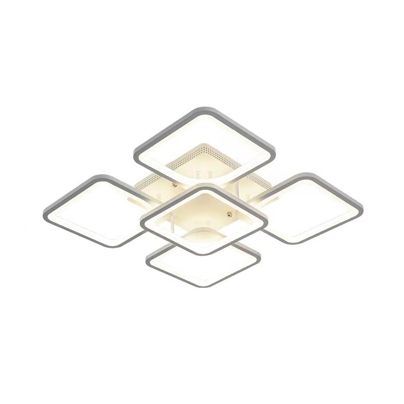 Lámpara de techo atmosférica acrílico suministro transfronterizo LED rectangular sala de estar lámpara creativa dormitorio comedor lámpara de estudio