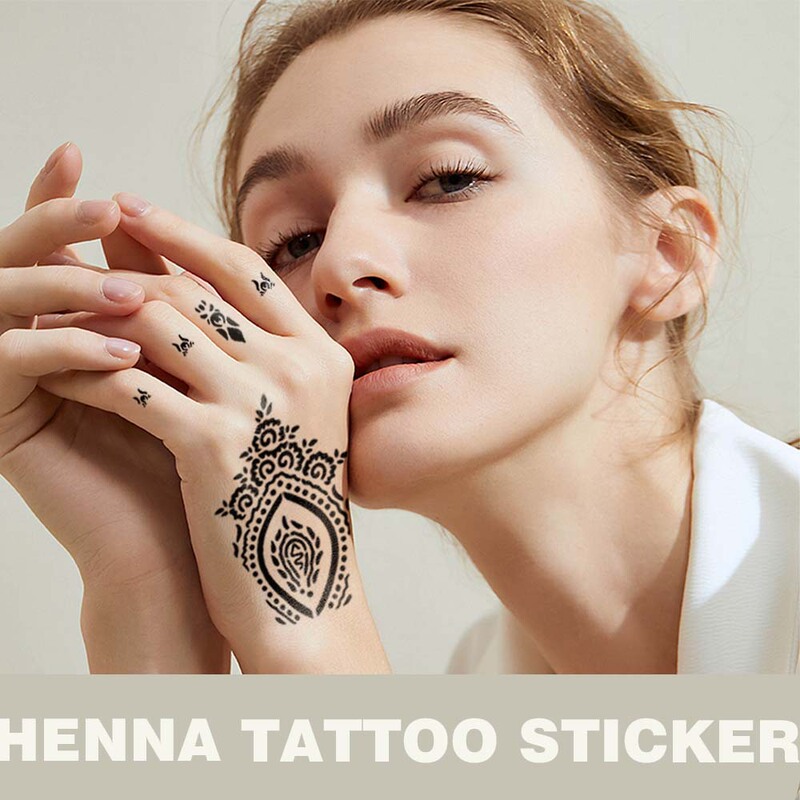 Cross-border European and American Henna tattoo stick hand back 24