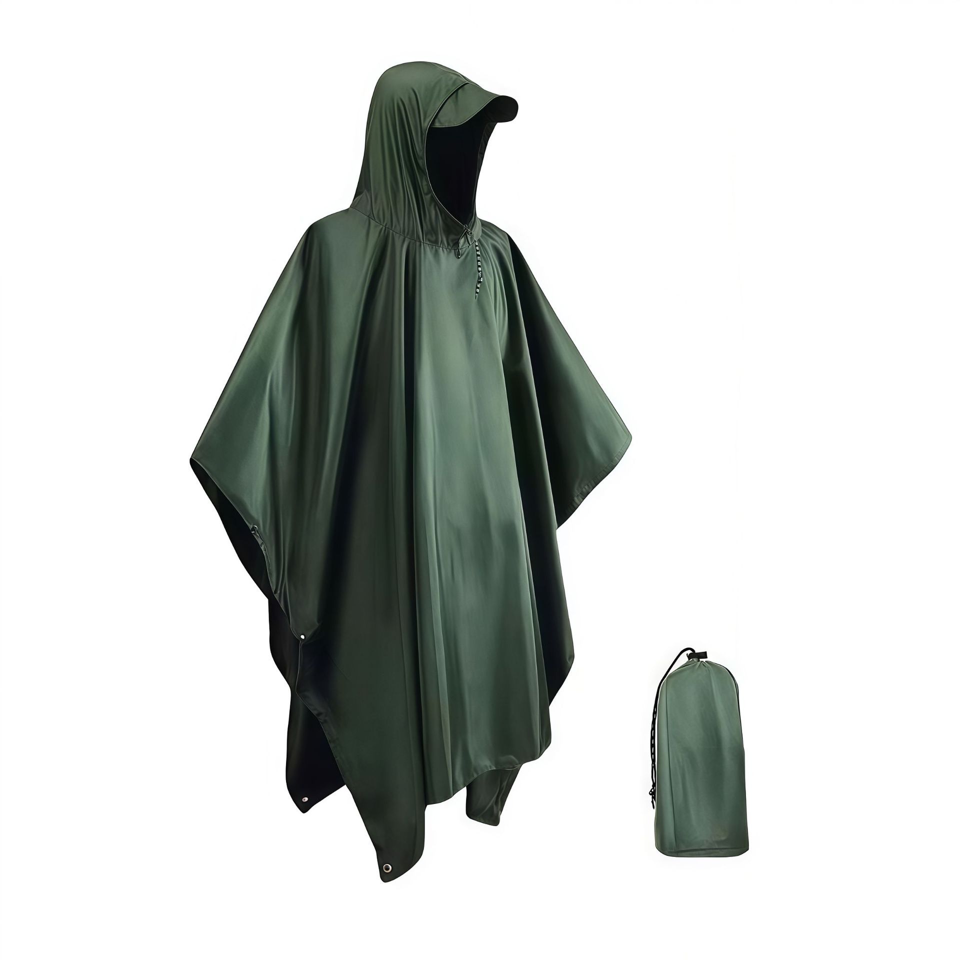 Poliéster 3 - en - 1 al aire libre chaqueta de lluvia viajar multifuncional caminata montañosa bicicleta conveniente para llevar capa chaqueta de lluvia al por mayor