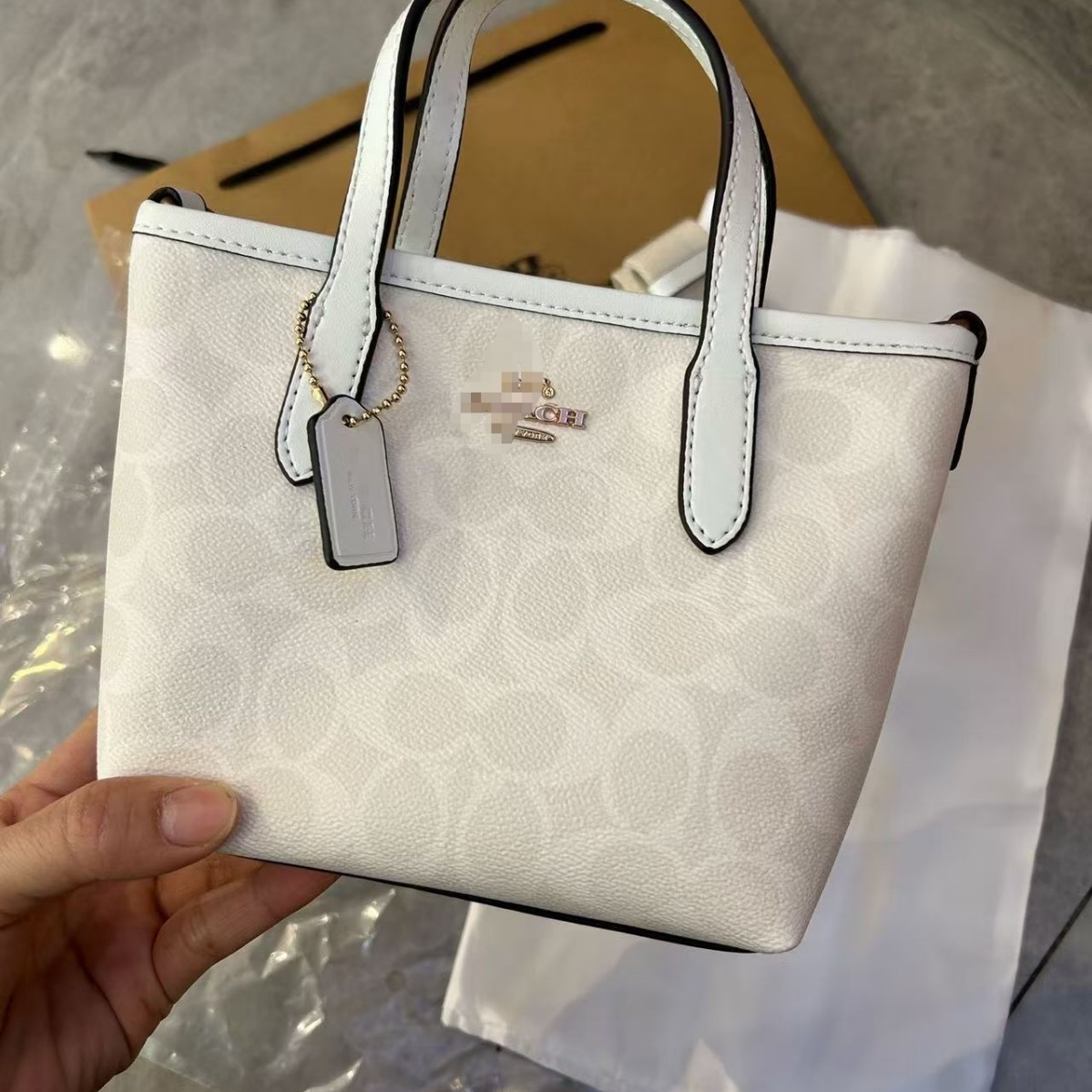 Kou Jia nuevo mini city15 clásico bolso de tote de presbiterio exquisito y compacto bolso de mensajero de canasta de verduras portátil
