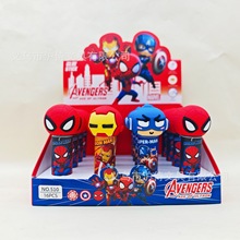 跨境热卖漫威固体胶卡通创意蜘蛛侠钢铁侠手工DIY胶棒学生胶水批