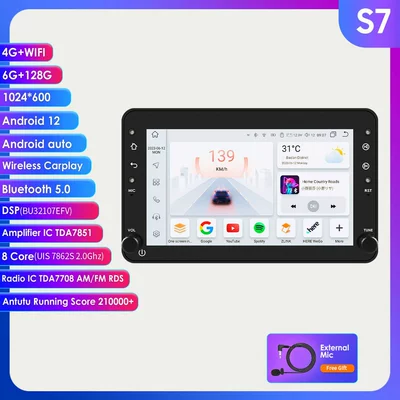 vehicle GPS Android navigation intelligent – DVD Navigation - 6128g-wifi4g-lte-version-7862-carplay-eight-core-7inch-for-alpha