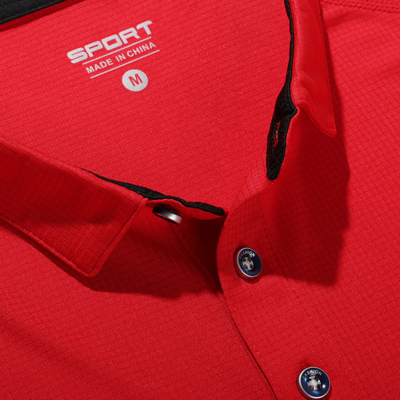 Camisa de polo a juego de color de secado rápido a cuadros pequeña expansión de empresa personalizada Construcción de grupo Camisa cultural Reunión de deportes escolares Impresión de ropa de grupo