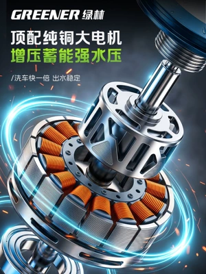Portable car washer, Green Forest Car Wash High-Pressure