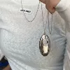 Серебристый (овальный)