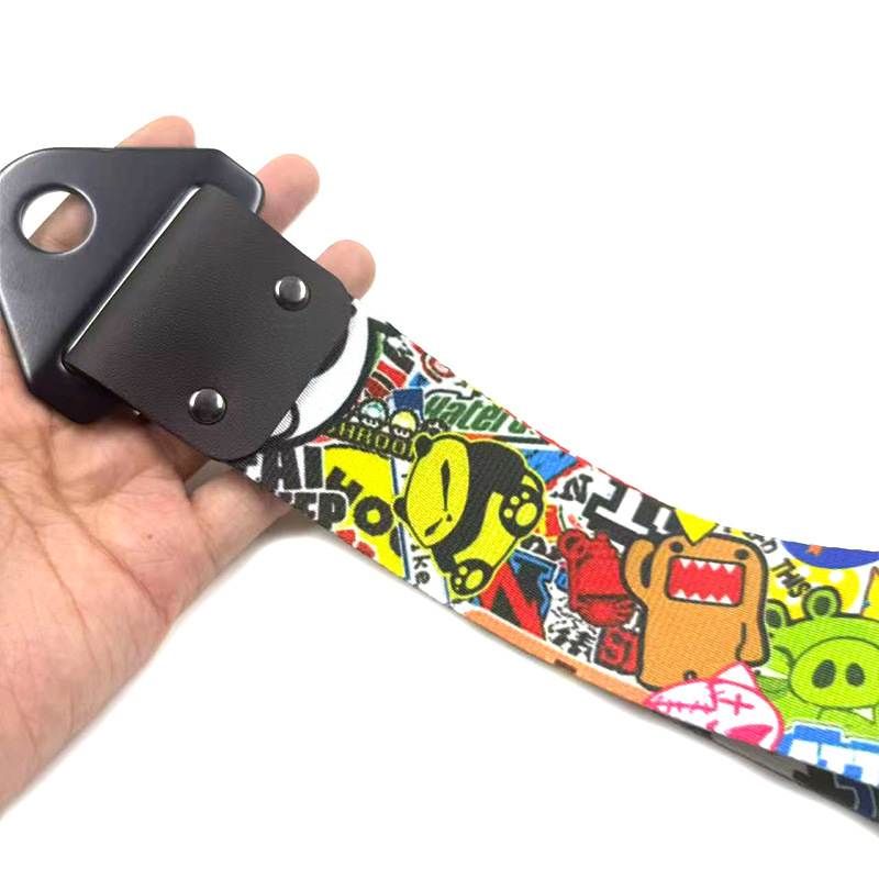 Automóvil modificado JDM cultura impresión digital remolque con parachoques labios decoración de cuerda de tracción cola garganta flotadora transfronteriza