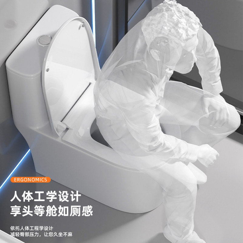 inodoro doméstico de tipo sifón de supertorsión ahorro de agua gran impulso fácil de limpiar inodoro cerámico de chaozhou a prueba de salpicaduras de agua image 5