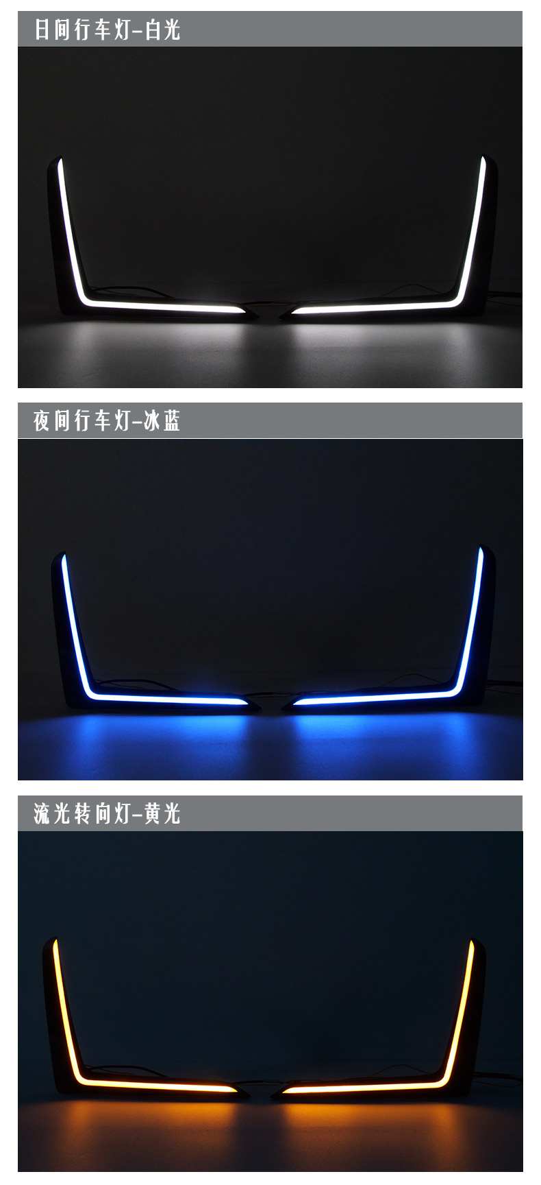 Suitable for 25-Year-Old Honda Civic Led Daytime Running Lights, Daytime Driving Lights, Flowing Turn Signals, Modified Front Fog Lights