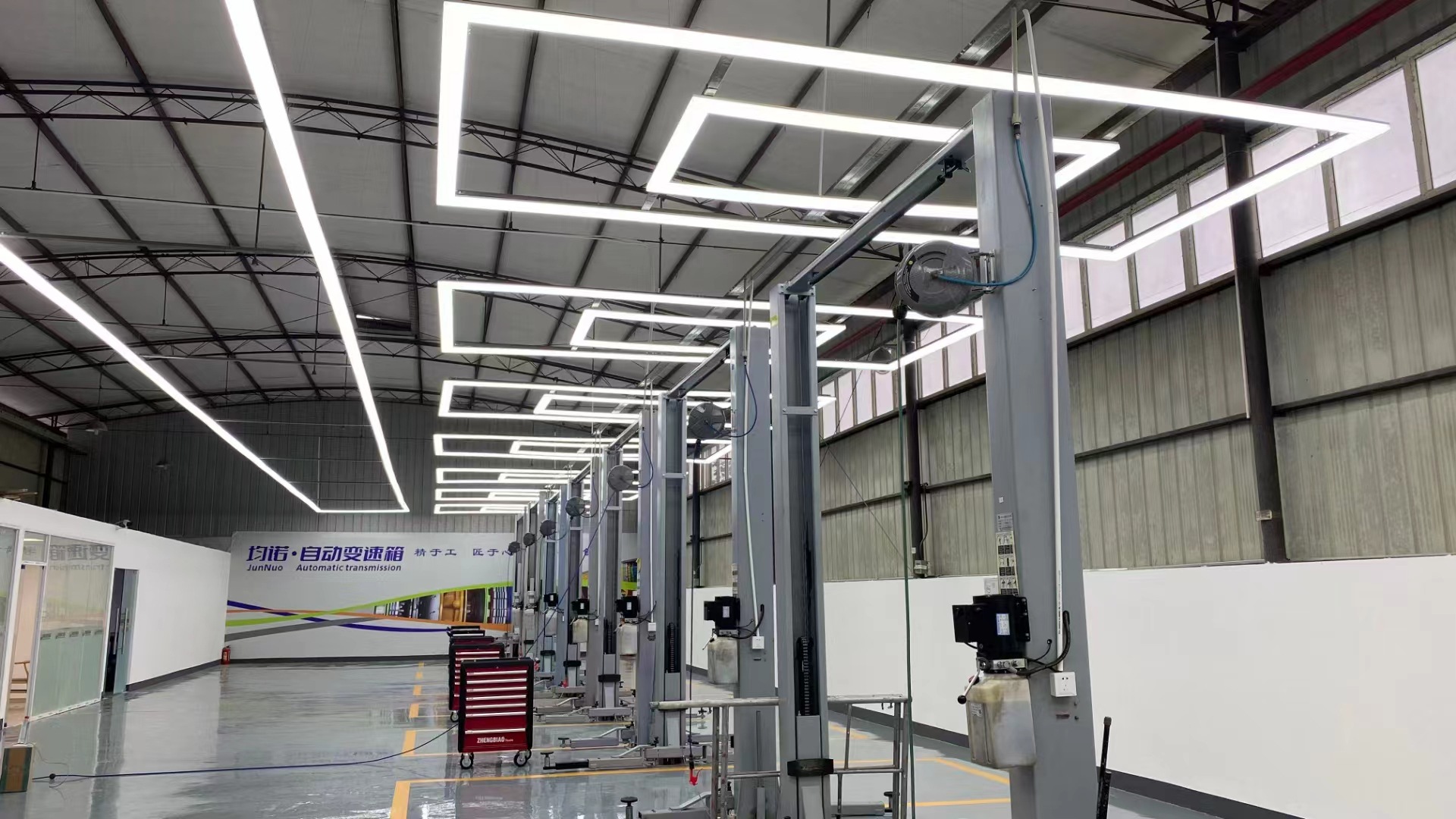 [폭발 * 단면 발광/두꺼운 알루미늄] 백 램프