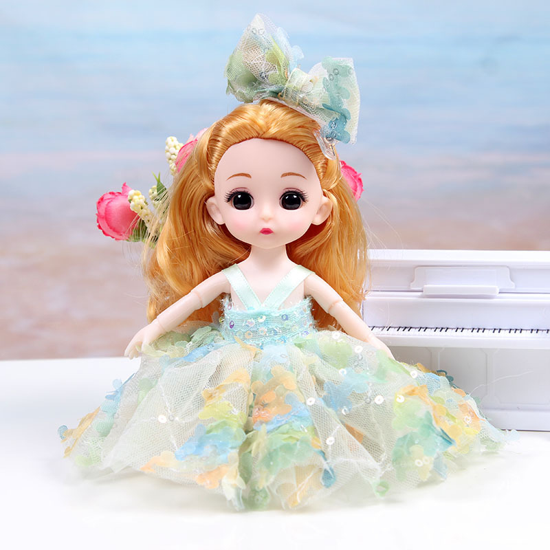 8 puntos de múltiples articulaciones se pueden vestir Molly traje de muñeca para niña 17 cm marea constante juguete Barbie confuso