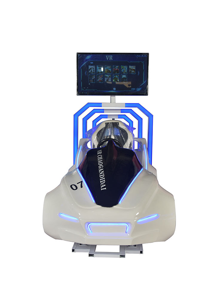 Coche de carreras de realidad virtual de velocidad ligera, equipo de carreras de realidad virtual realista con sensor de movimiento, centro de juegos de moda, entretenimiento comercial de ocio, éxito de ventas transfronterizo
