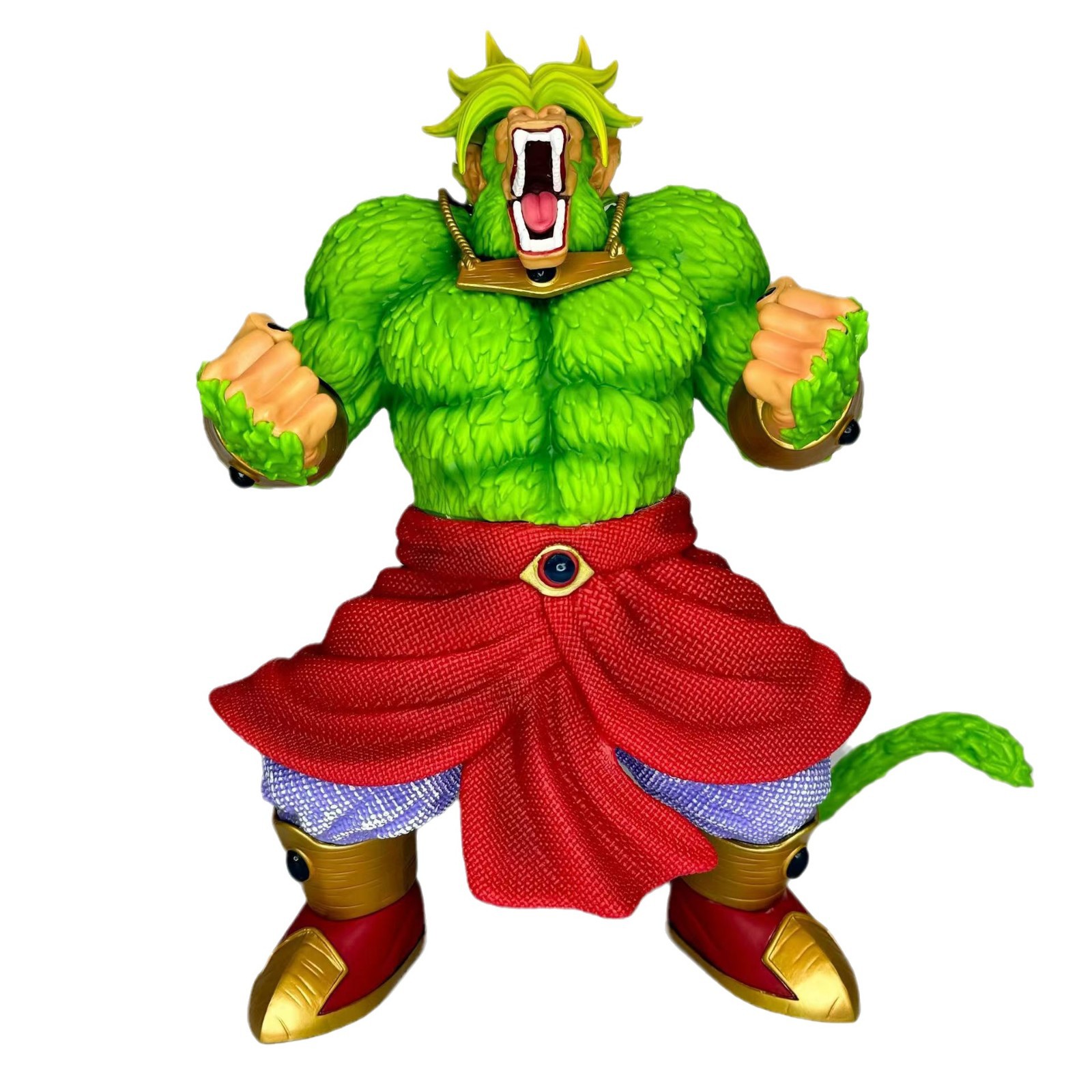 Siete bolas de dragón GK gran gorila gran mono Broly super Saiyan postura de pie decoración de estatua hecha a mano